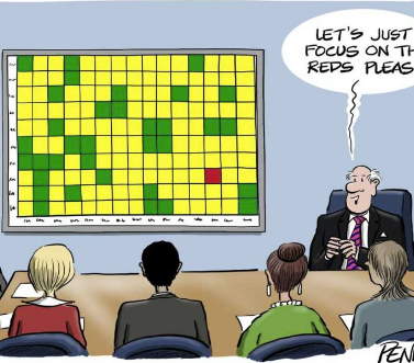 Cartoon illustration from The Effective Board: Tips for Overseeing Internal Audit